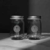 Coal Brew Mason Jar Set