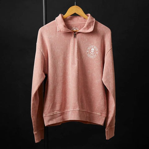 Pink Haze Cropped Half Zip