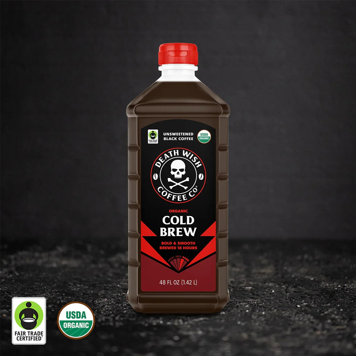 Organic Cold Brew Coffee, Unsweetened