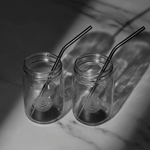 Coal Brew Mason Jar Set